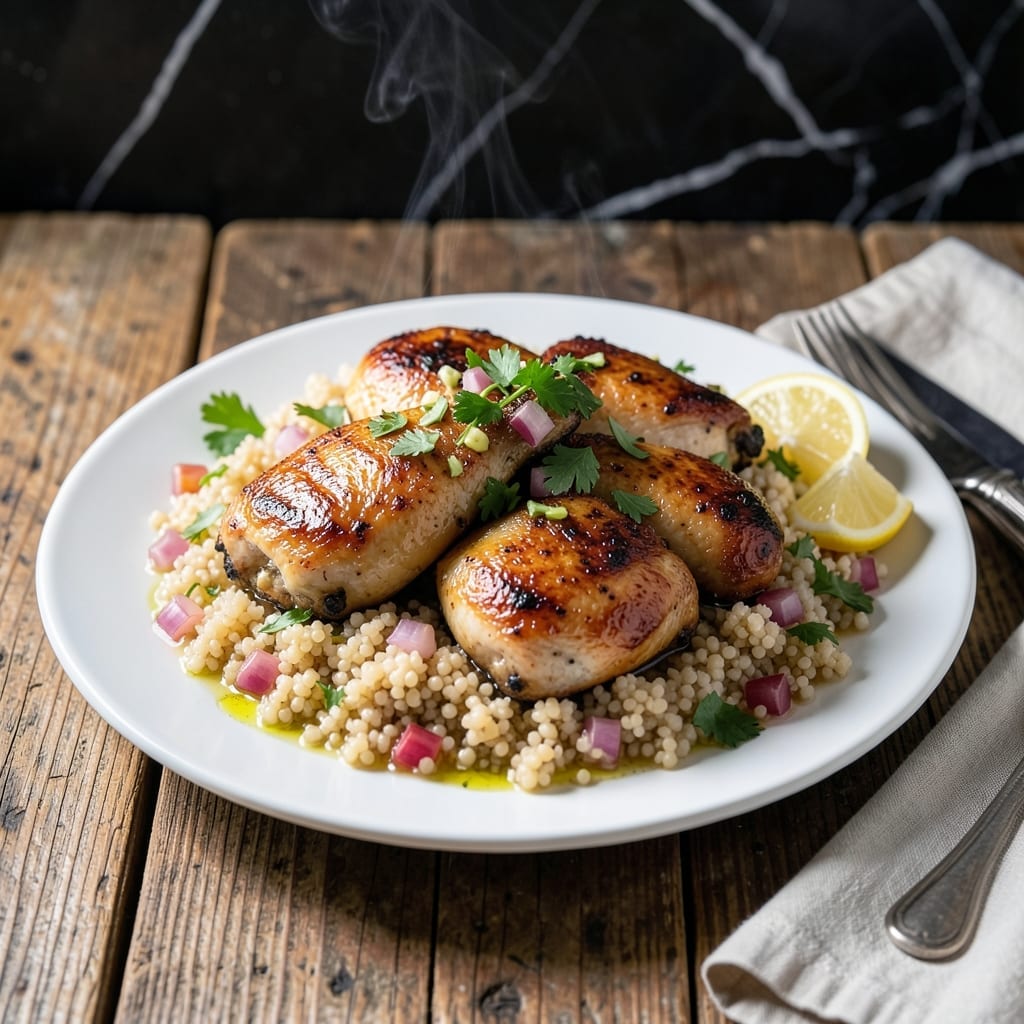 Pearl Couscous Recipe Chicken: Mediterranean One-Pan Dinner Pearl Couscous Recipe Chicken: Mediterranean One-Pan Dinner