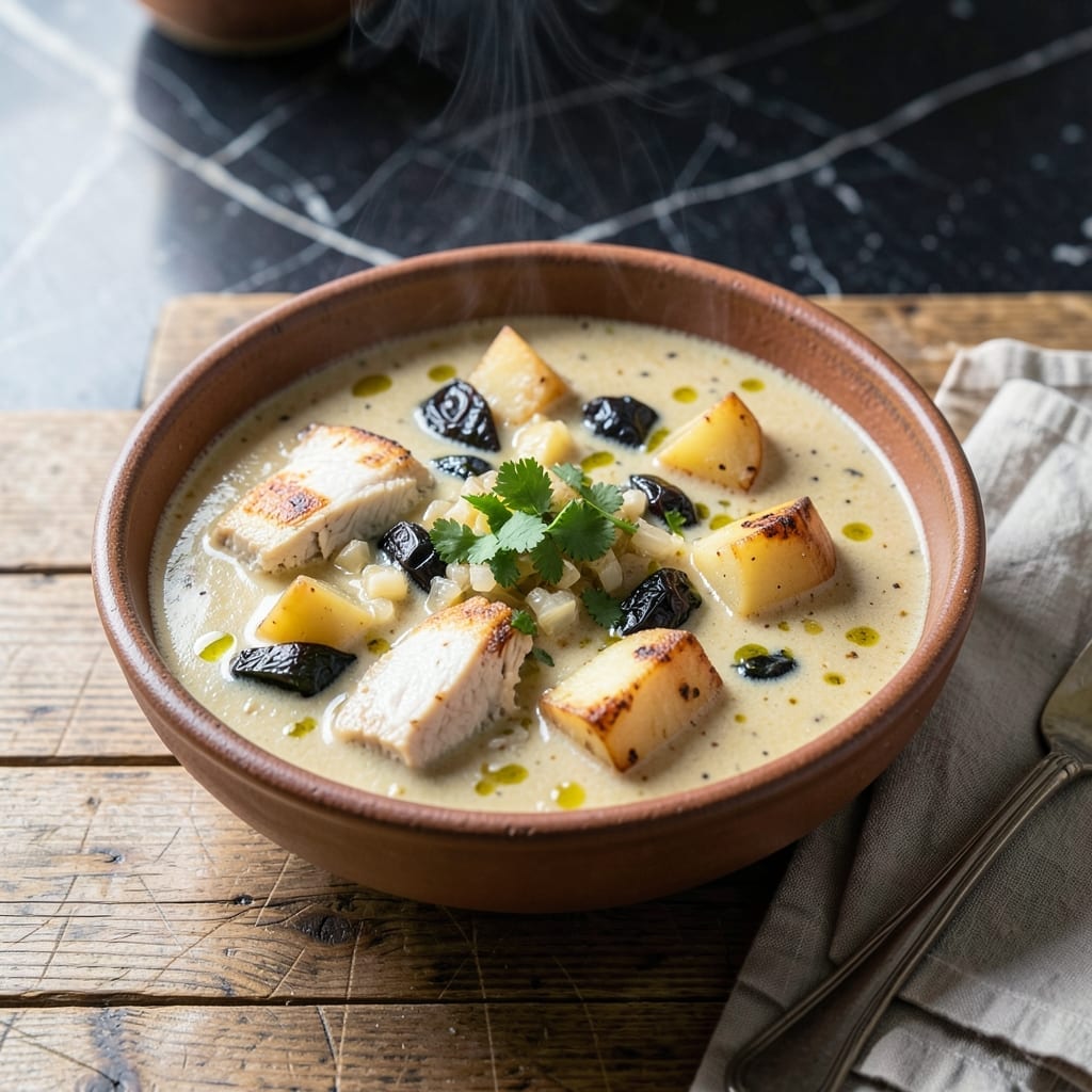 Poblano Chicken Chowder Recipe Canyon Cafe: Smoky Southwest Creaminess