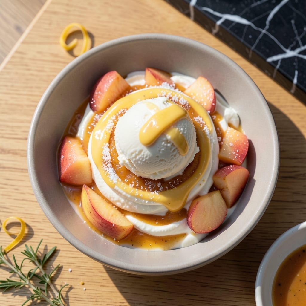 Peach Ice Cream Recipe With Vanilla Pudding: Rich Custard Base Without an Ice Cream Maker