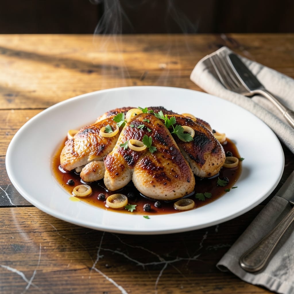 Recipe for Chicken Marsala Without Mushrooms: Wine-Infused Elegance in One Pan