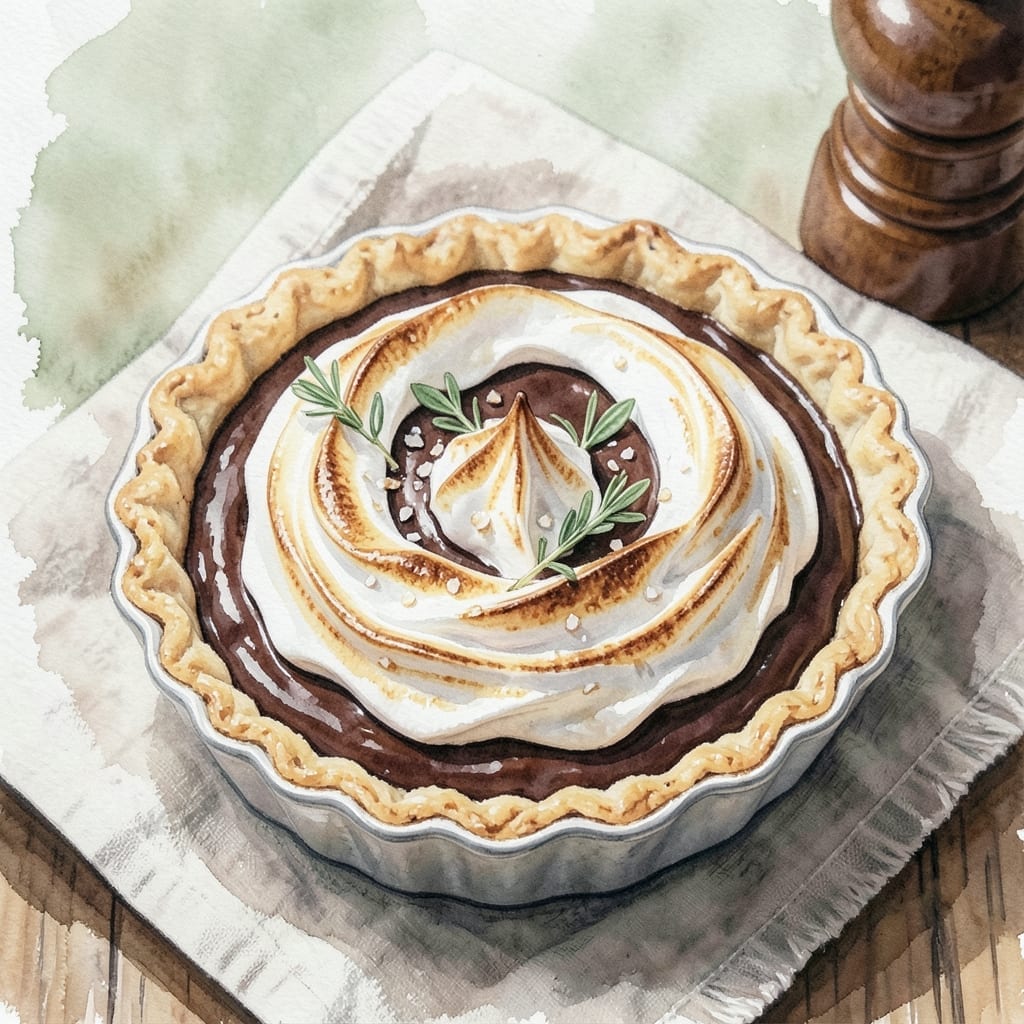 Jello Cook and Serve Chocolate Pudding Pie Recipe With Meringue: Classic Diner Dessert Reborn