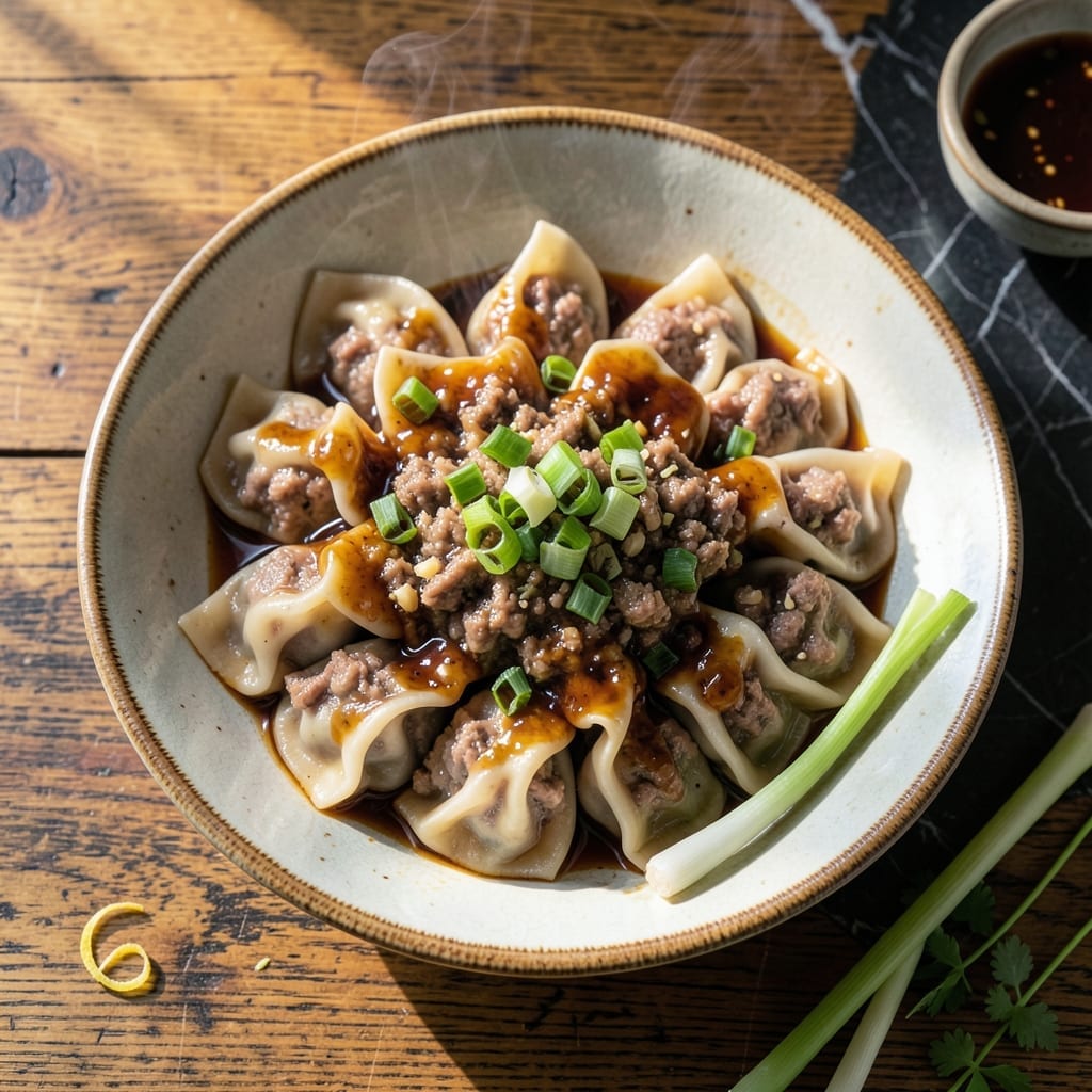 Pork Dumpling Recipe No Cabbage: Savory Pork Wrapped in Thin Skins