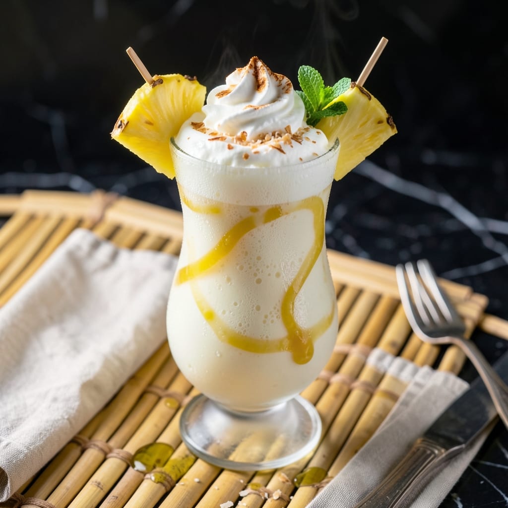 Pina Colada Recipe With Cream: Tropical Creaminess Without the Blender Pina Colada Recipe With Cream: Tropical Creaminess Without the Blender