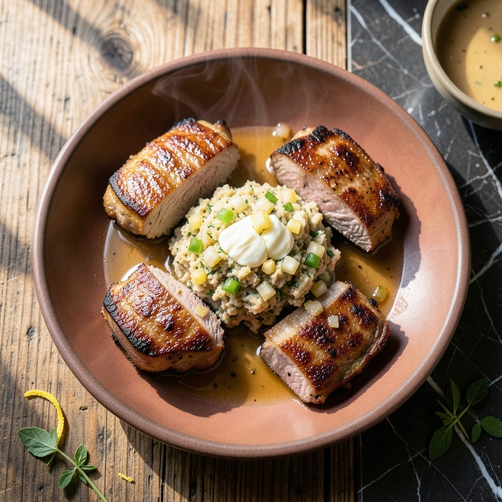 Pork Chops Recipe With Pepperidge Farm Stuffing: Savory Baked Perfection in One Pan Pork Chops Recipe With Pepperidge Farm Stuffing: Savory Baked Perfection in One Pan