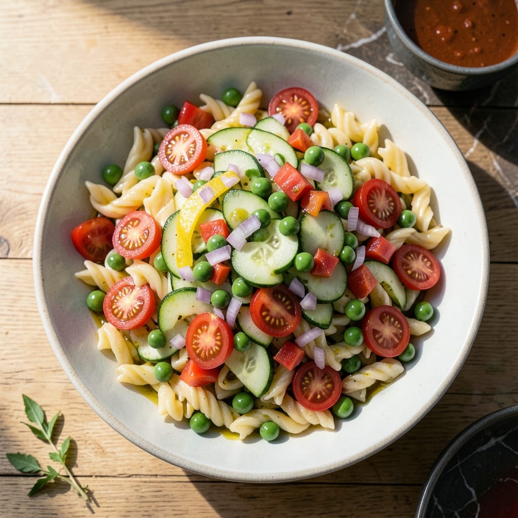 Pasta Salad Recipe With Peas: Garden-Fresh Crunch in Every Bite