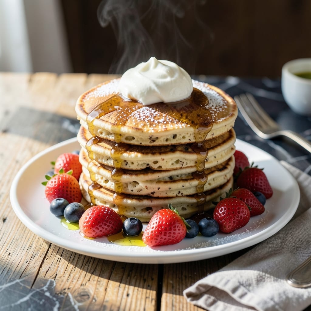 Protein Pancakes Recipe No Protein Powder: Fluffy Stacks With Natural Muscle Fuel