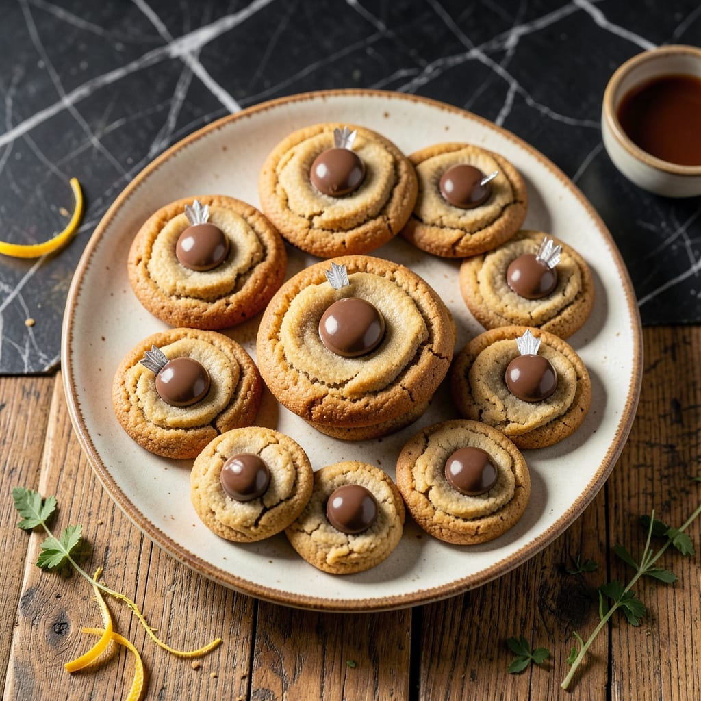 Peanut Butter Cookie Recipe With Hershey Kiss in the Middle: Gooey Chocolate Surprise in Every Bite