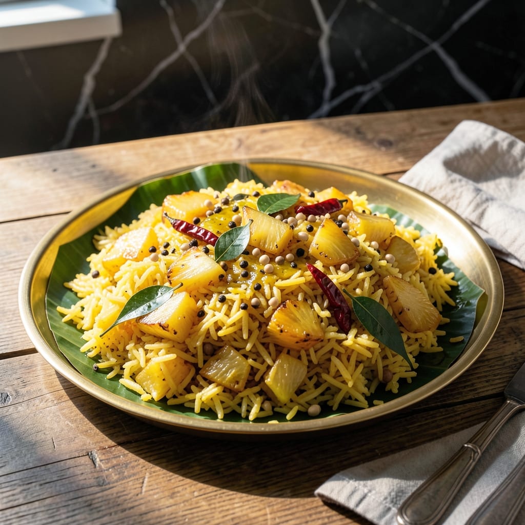 Pineapple Rice Recipe Indian: Sweet and Spiced South Indian Delight Pineapple Rice Recipe Indian: Sweet and Spiced South Indian Delight