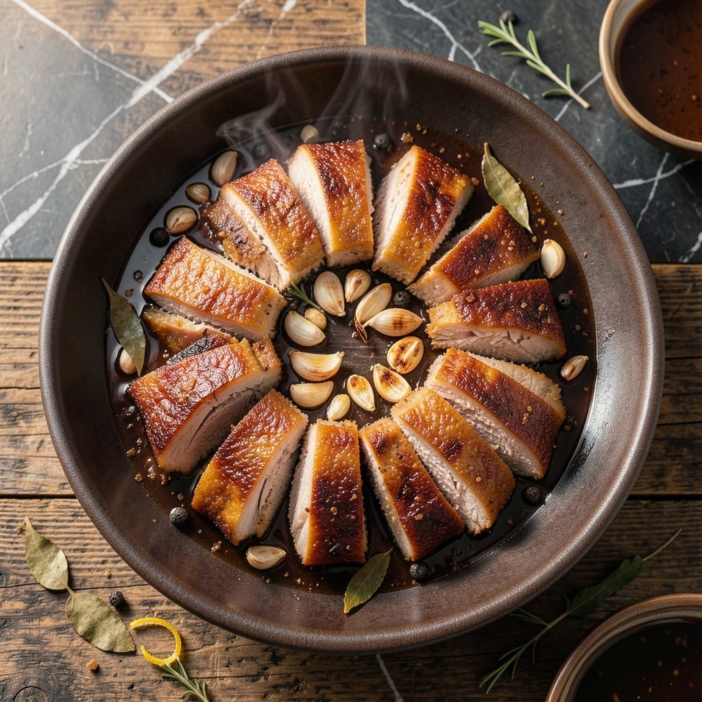 Pork Belly Lechon Kawali Recipe Oven: Golden Crispy Layers With Garlic Infusion