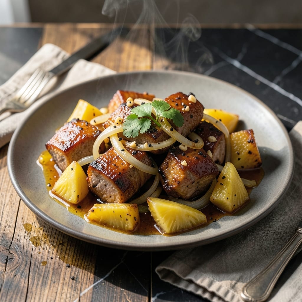 Pork With Pineapple Recipe Filipino Style: Sweet and Tangy Adobo Fusion