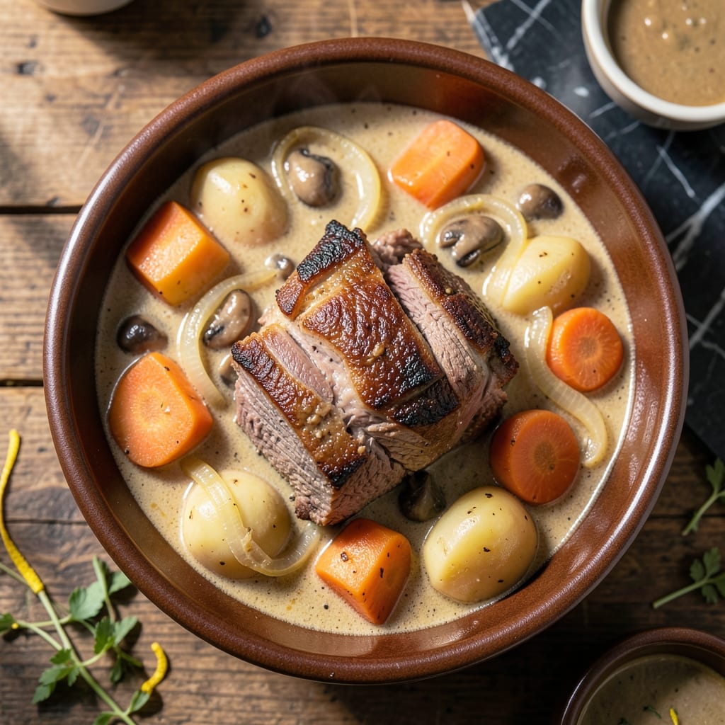Beef Stew Recipe Crock Pot Cream of Mushroom: Slow-Cooked Richness in Every Bite