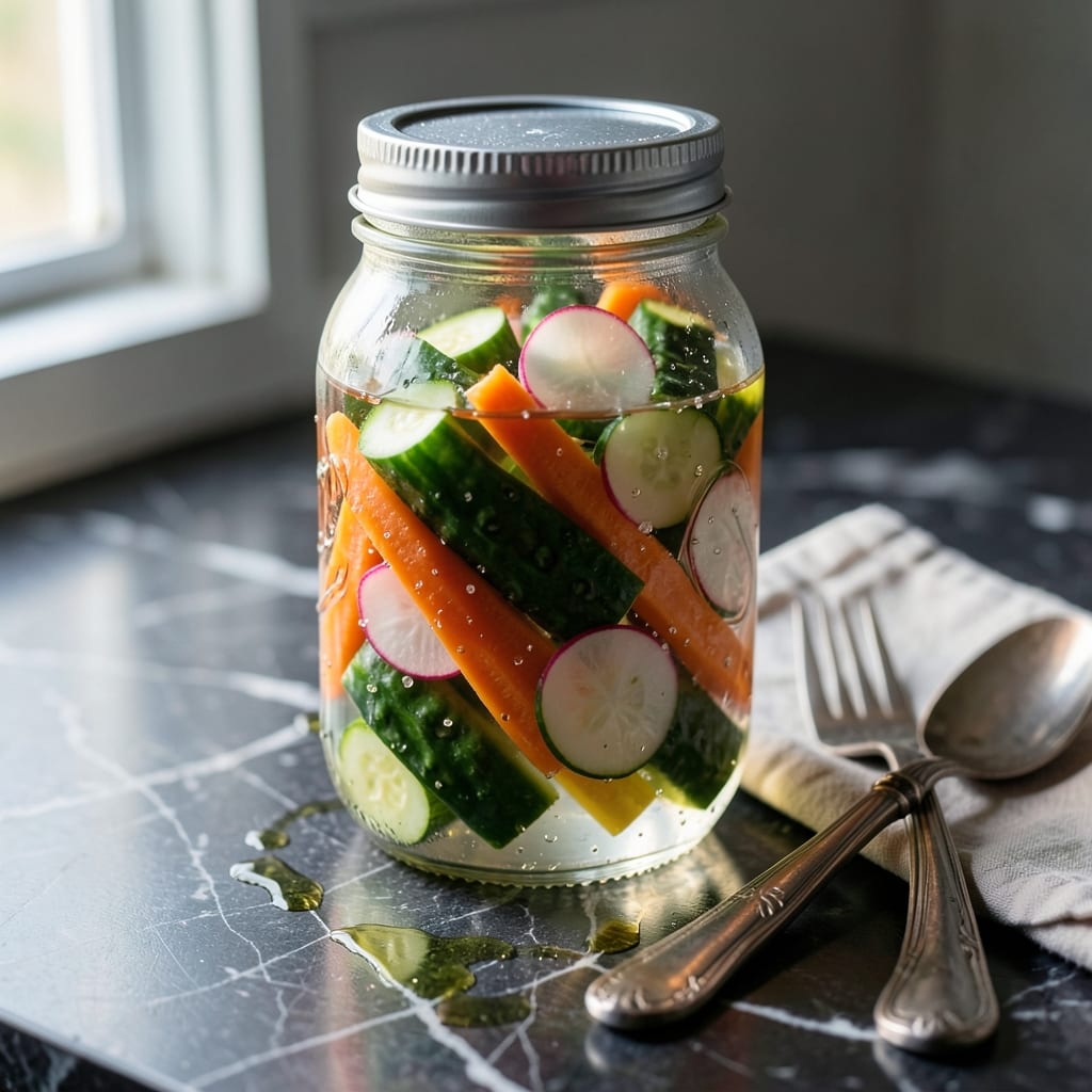 Pickle Recipe Fridge: Crunchy Tangy Snacks Without the Canning