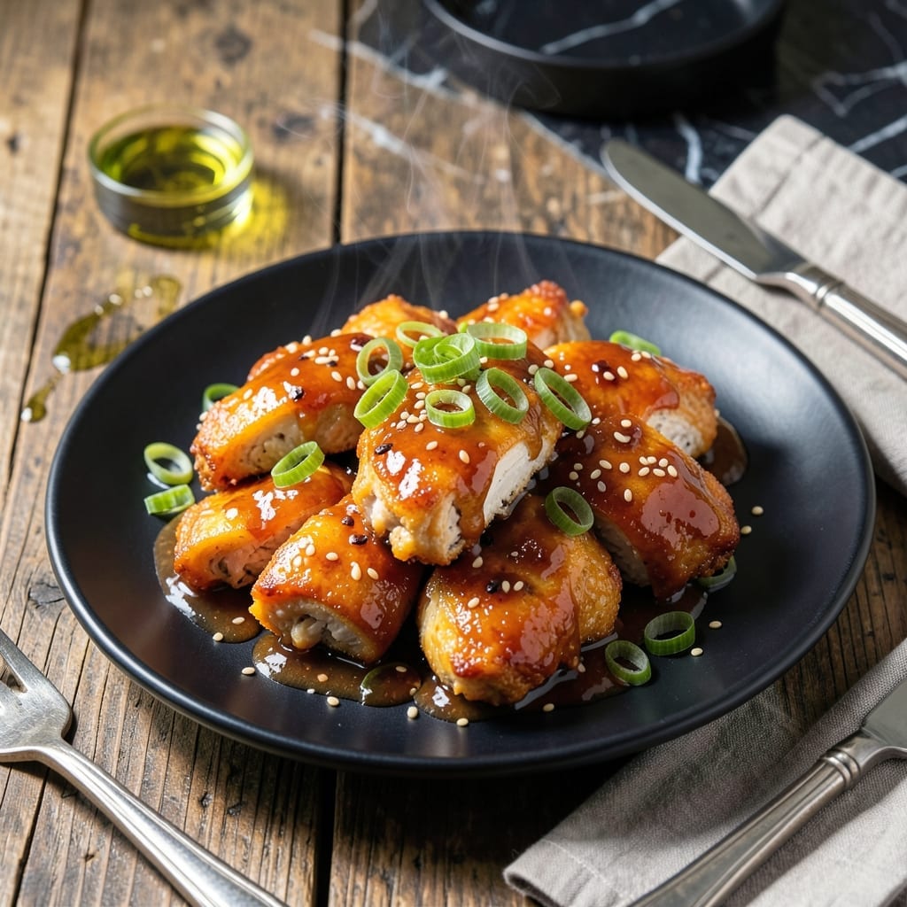 Orange Chicken Recipe With Orange Marmalade And BBQ Sauce: Sweet and Smoky Glaze for Crispy Bites