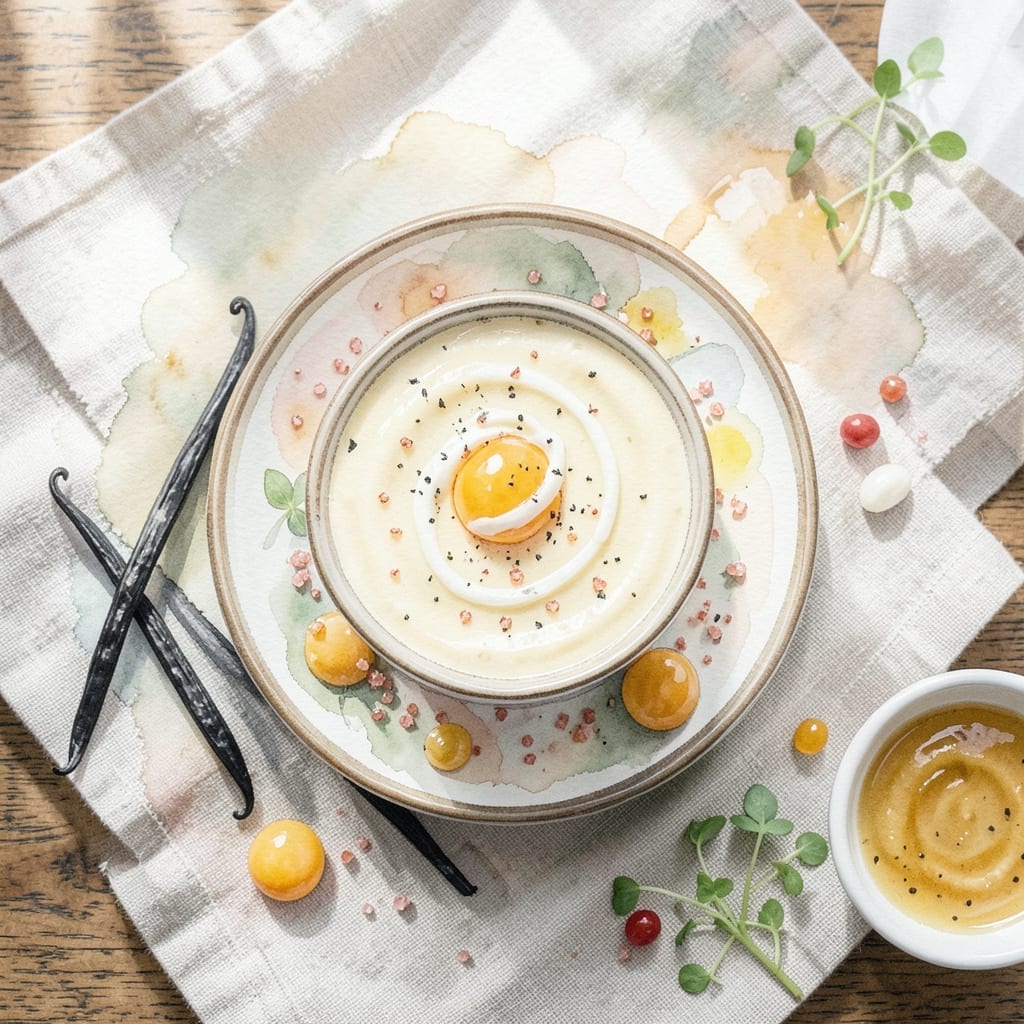 Vanilla Custard Recipe Without Cornstarch: Egg-Rich Creamy Texture Vanilla Custard Recipe Without Cornstarch: Egg-Rich Creamy Texture