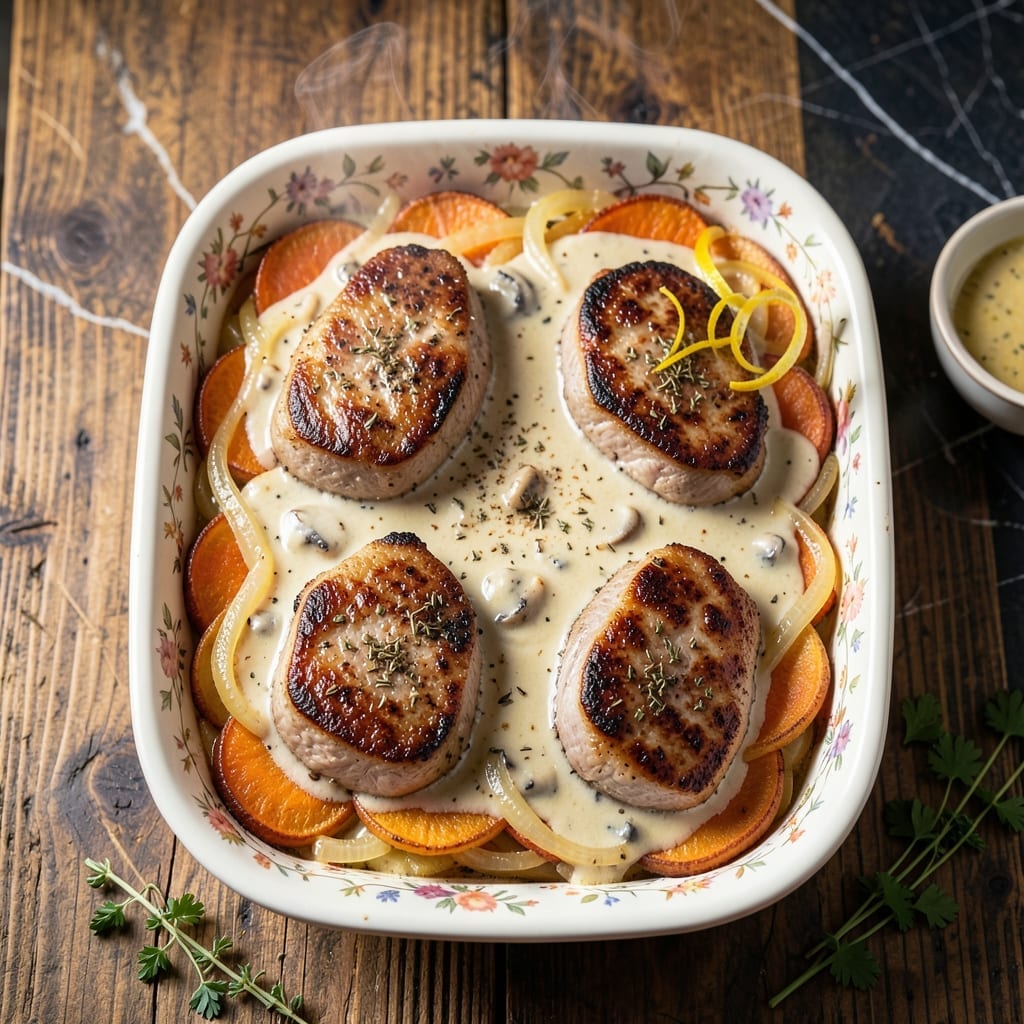Pork Chop Casserole Recipe Cooking Method: One-Dish Baked Savory Comfort Pork Chop Casserole Recipe Cooking Method: One-Dish Baked Savory Comfort