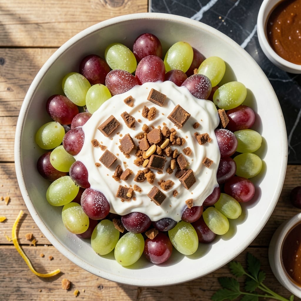 Grape Salad Recipe With Butterfingers: Sweet Creamy Crunch in Every Bite