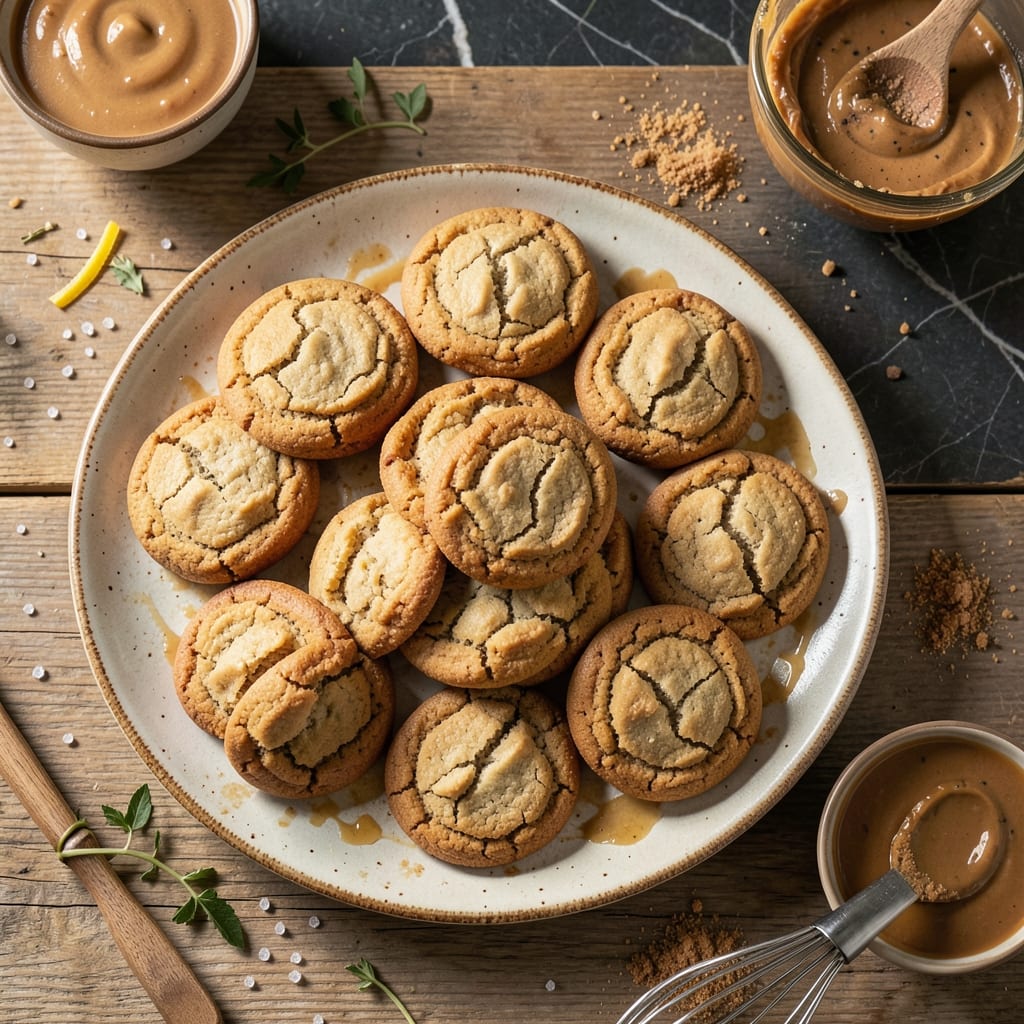 Peanut Butter Cookie Recipe Without Baking Powder: Soft and Chewy Crinkle Tops