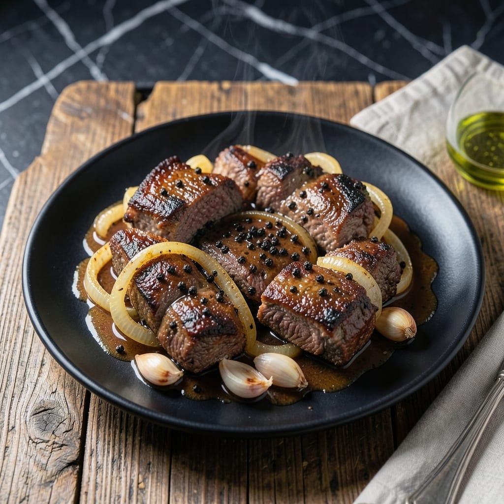 Peppered Steak Recipe Crock Pot: Set It and Forget It Tender Beef