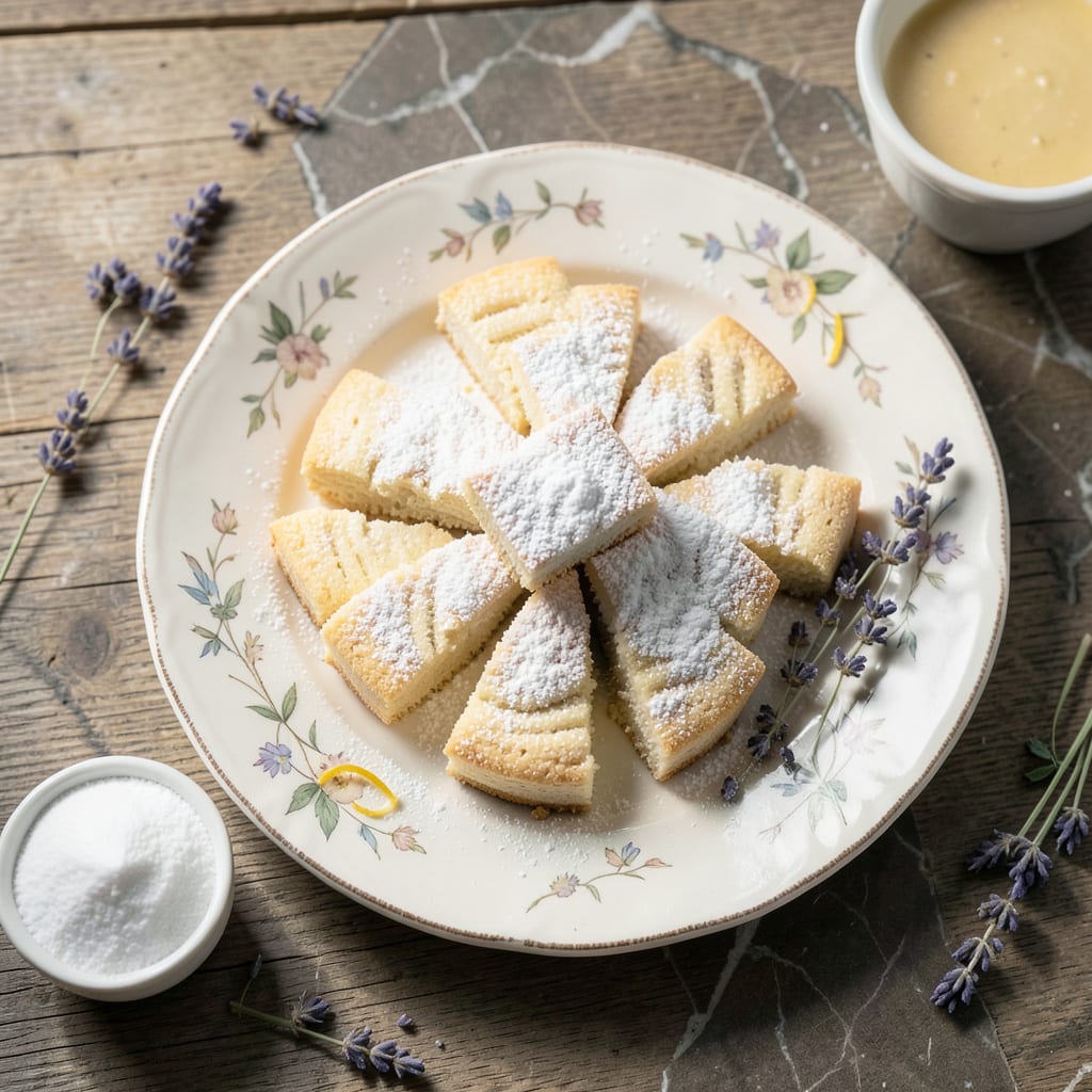 Canada Cornstarch Shortbread Recipe: Melt in Your Mouth Canadian Classic example with annotations