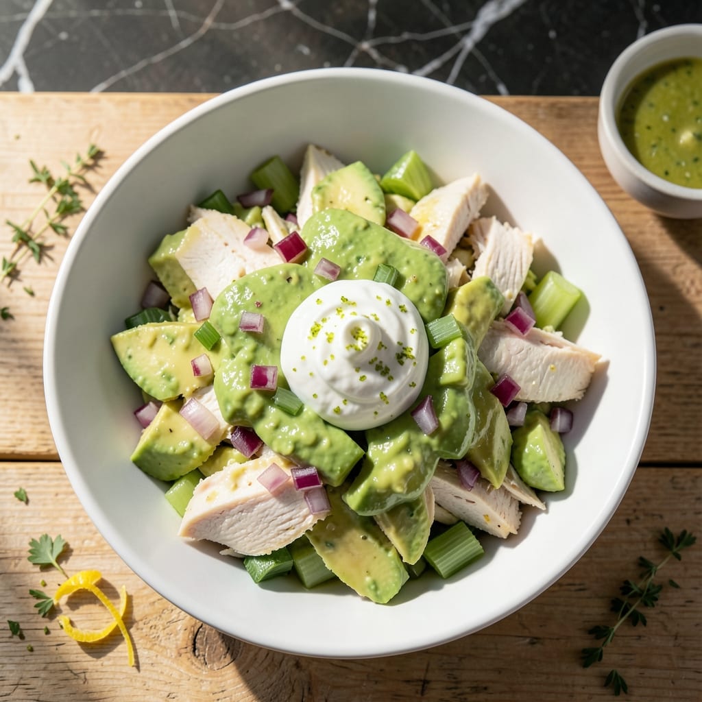 Chicken Salad Recipe Avocado: Creamy Texture With Fresh Lime Zest