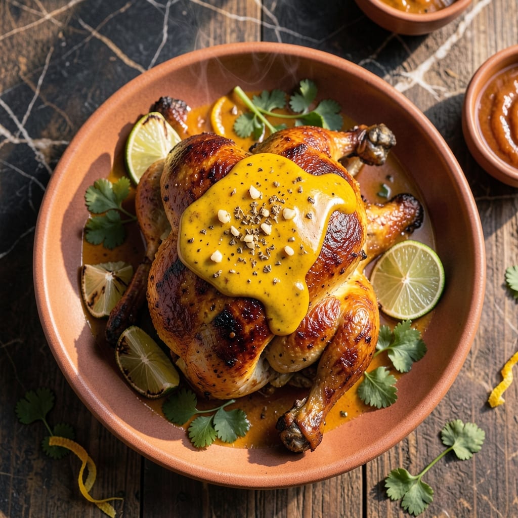 Peruvian Chicken Recipe Whole Foods: Aji Amarillo Spiced Rotisserie-Style Bird Peruvian Chicken Recipe Whole Foods: Aji Amarillo Spiced Rotisserie-Style Bird