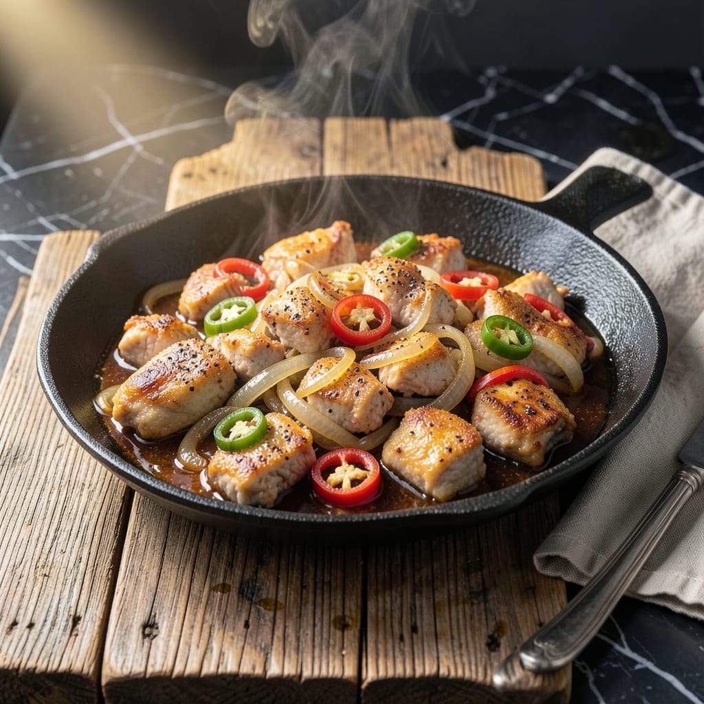 Sisig Recipe Chicken: Crispy Bits with Zesty Calamansi Kick Sisig Recipe Chicken: Crispy Bits with Zesty Calamansi Kick