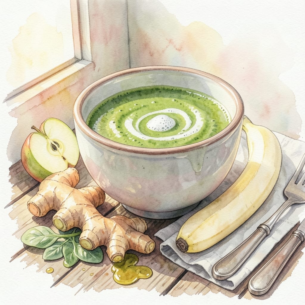 Recipe Ginger and Turmeric and Green Apple Smoothie Recipe: Immune-Boosting Morning Refresh
