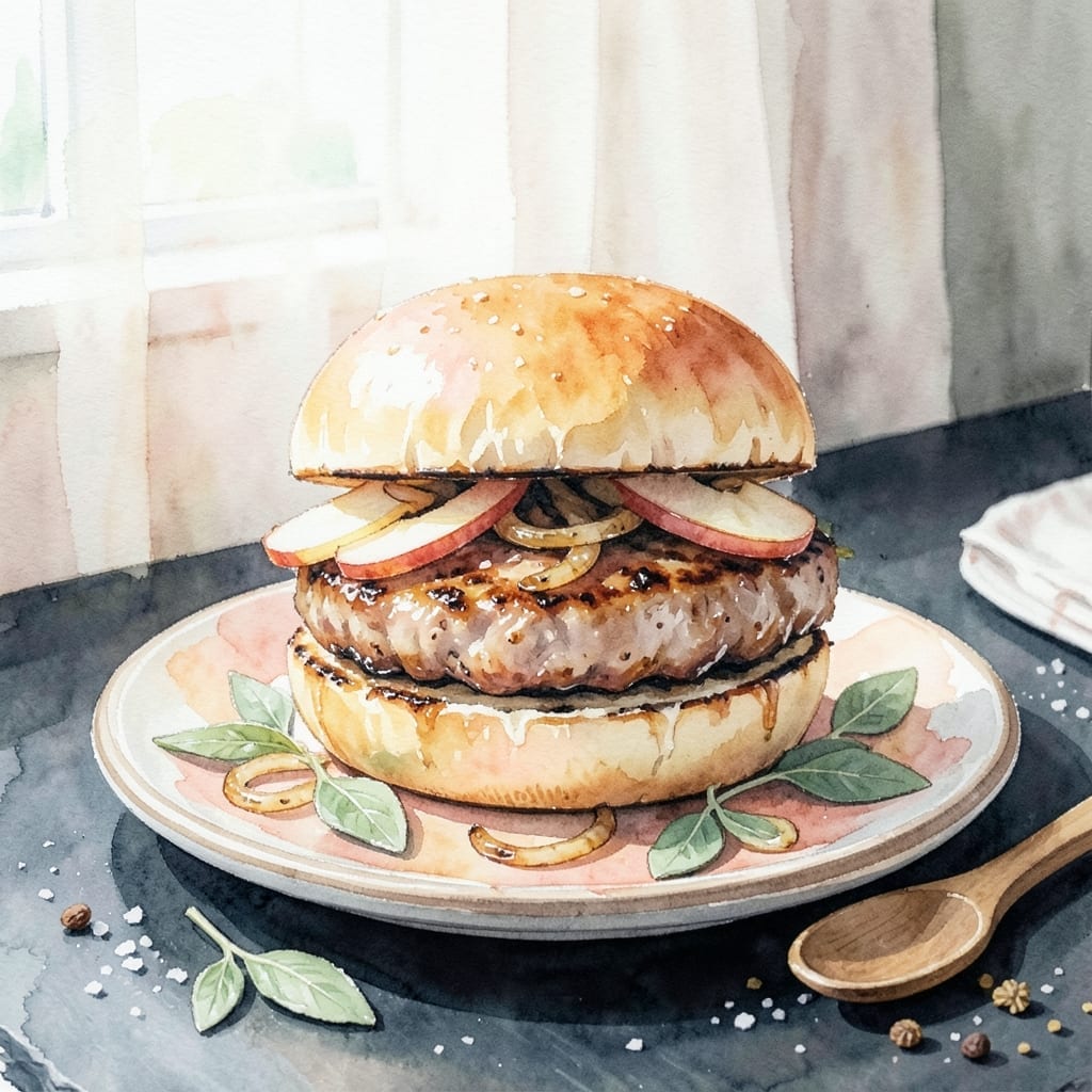 Jamie Oliver's Pork and Apple Burger Recipe: Sweet-Savory Juiciness With a Twist Jamie Oliver's Pork and Apple Burger Recipe: Sweet-Savory Juiciness With a Twist
