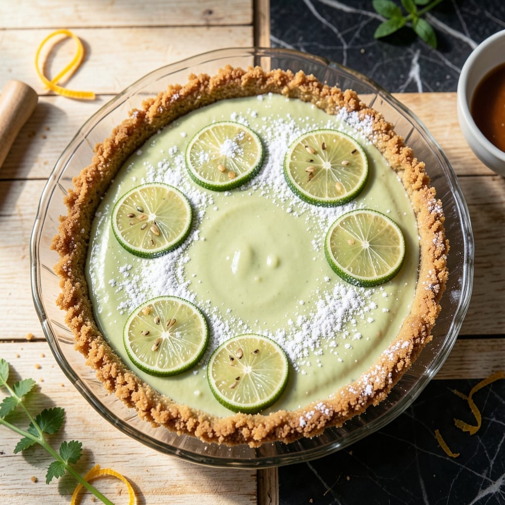 Key Lime Pie Recipe Without Sweetened Condensed Milk: Zesty Citrus Custard in a Buttery Crust Key Lime Pie Recipe Without Sweetened Condensed Milk: Zesty Citrus Custard in a Buttery Crust