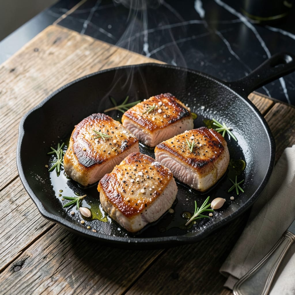 Pork Chops Recipe Frying Pan: Crispy Seared Crust and Juicy Centers