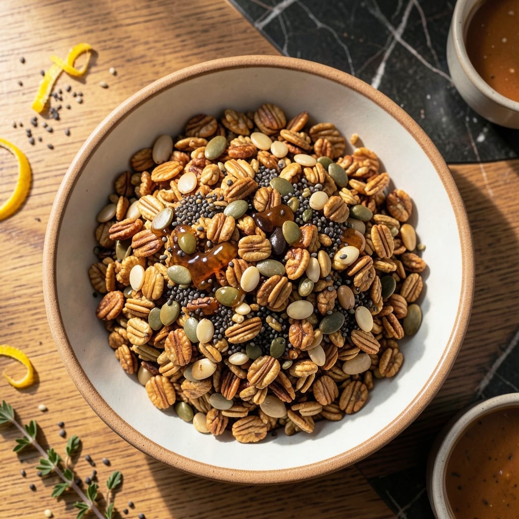 Granola Recipe Without Nuts: Chewy Clusters with Seeds and Oats