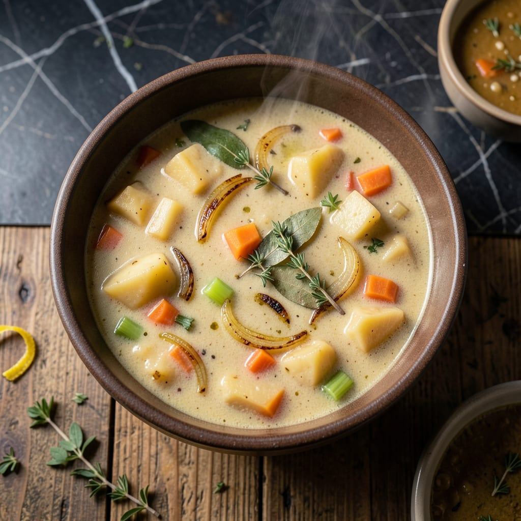 Potato Soup Recipe No Milk: Rich and Velvety Dairy-Free Bowl Potato Soup Recipe No Milk: Rich and Velvety Dairy-Free Bowl