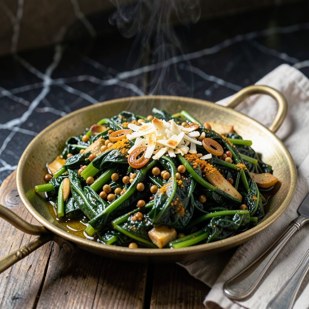 Turnip Greens Recipe Indian: Spiced Mustard Leaf Stir-Fry with Coconut Turnip Greens Recipe Indian: Spiced Mustard Leaf Stir-Fry with Coconut