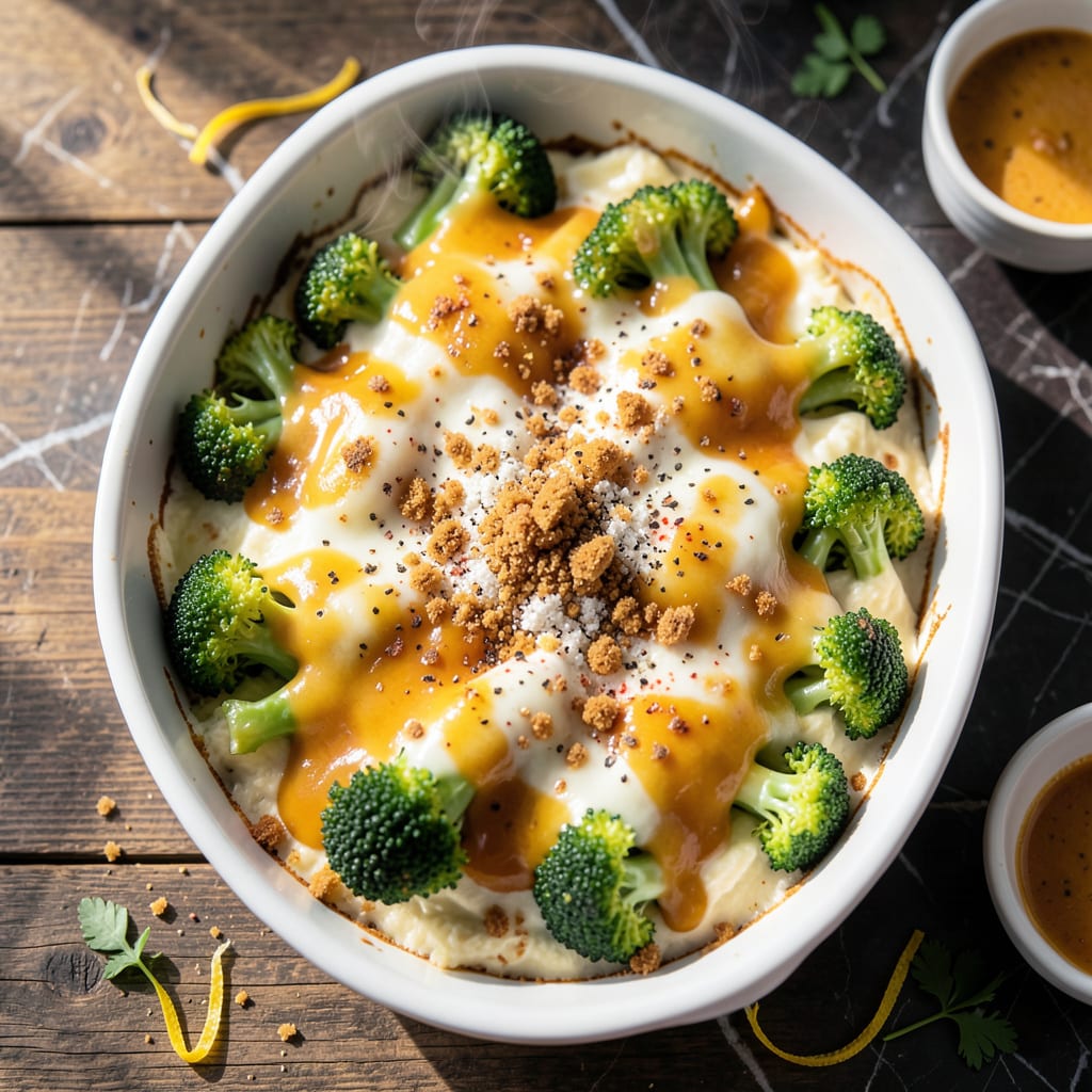 Cheddars Broccoli Cheese Casserole Recipe: Cheesy Bake With Crispy Topping detailed visual guide