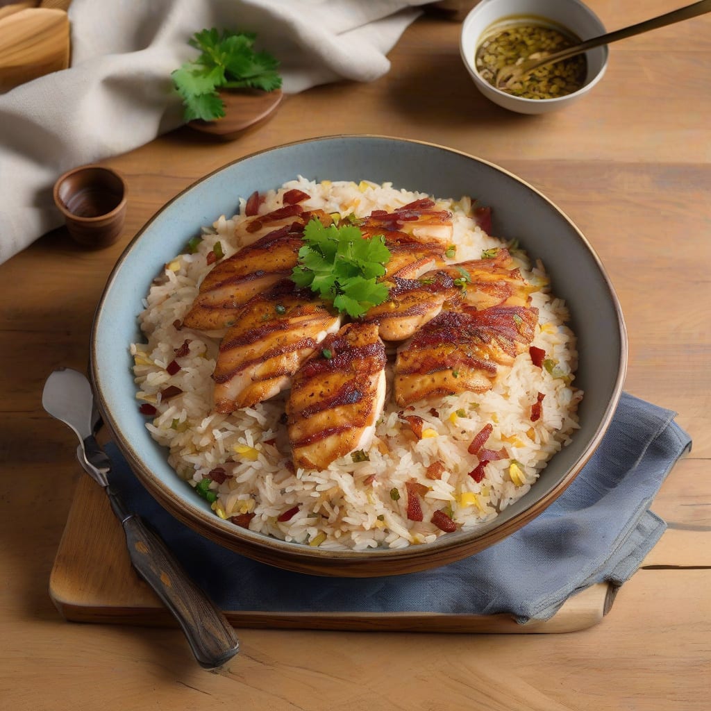 Complete Chicken Bacon Rice Recipe: Creamy One Pot Comfort Food overview image
