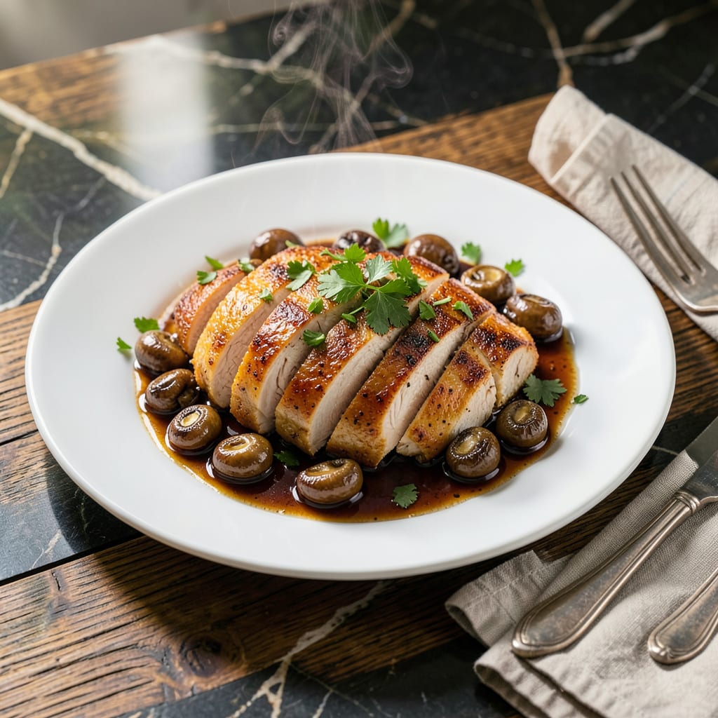 Chicken Marsala Recipe Giada: Wine Infused Mushroom Elegance example with annotations