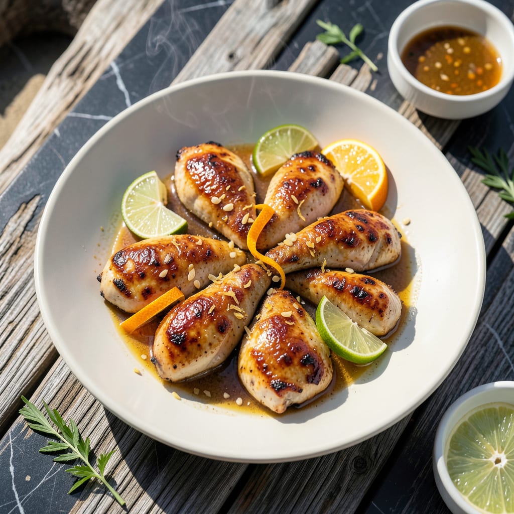 Comprehensive Chicken on the Beach Recipe: Tropical Grilled Citrus Flavors visual reference