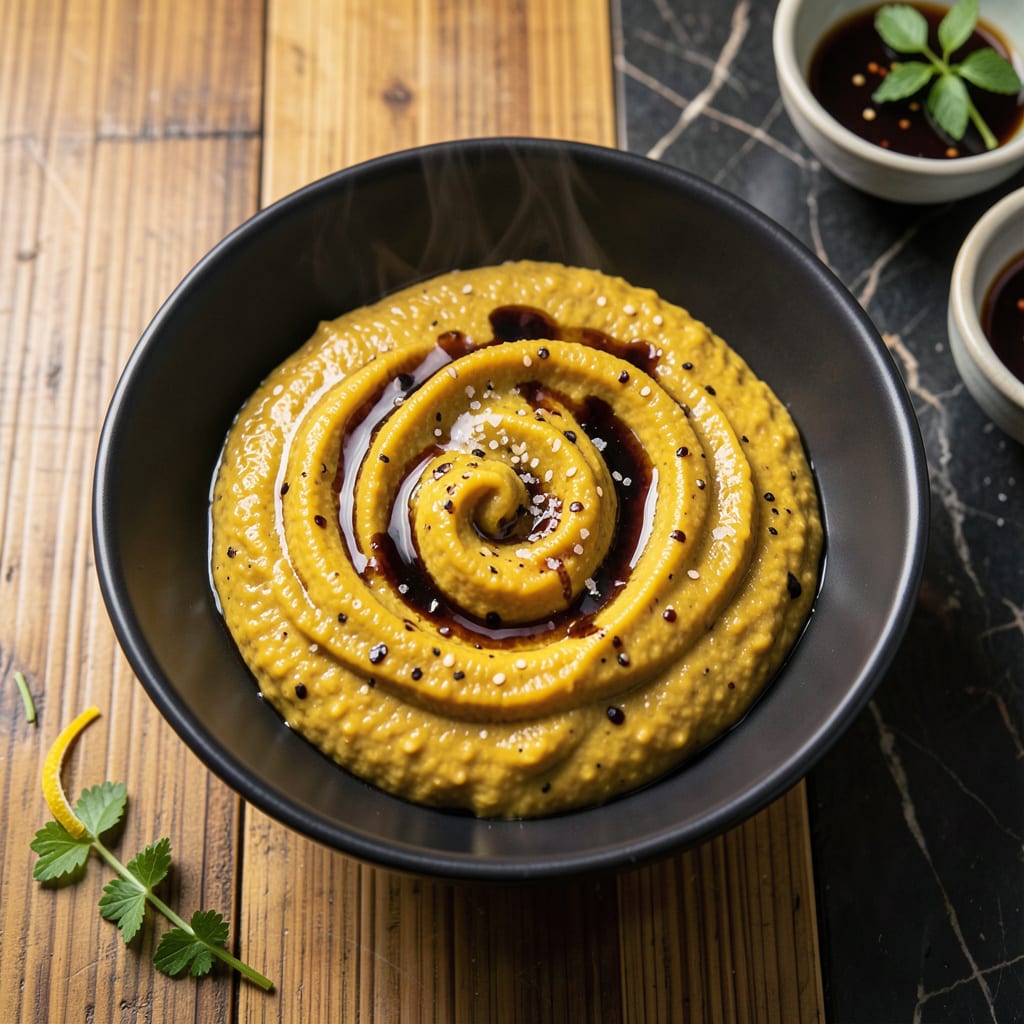 Chinese Mustard Recipe: Spicy Kick for Dumplings and More example with annotations