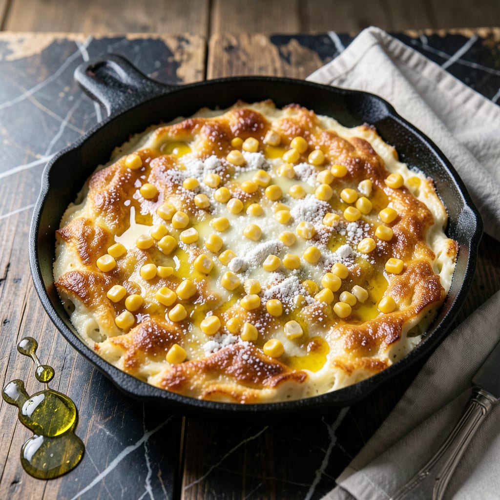 Visual representation of City BBQ Corn Pudding Recipe: Sweet and Creamy Southern Style
