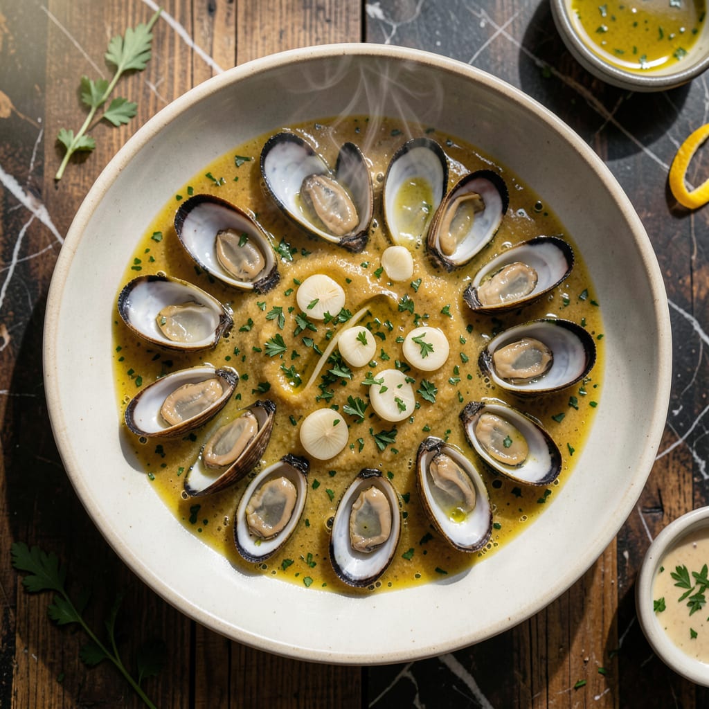 Visual representation of Clam Sauce Recipe Fresh Clams: Briny Depth for Pasta Night