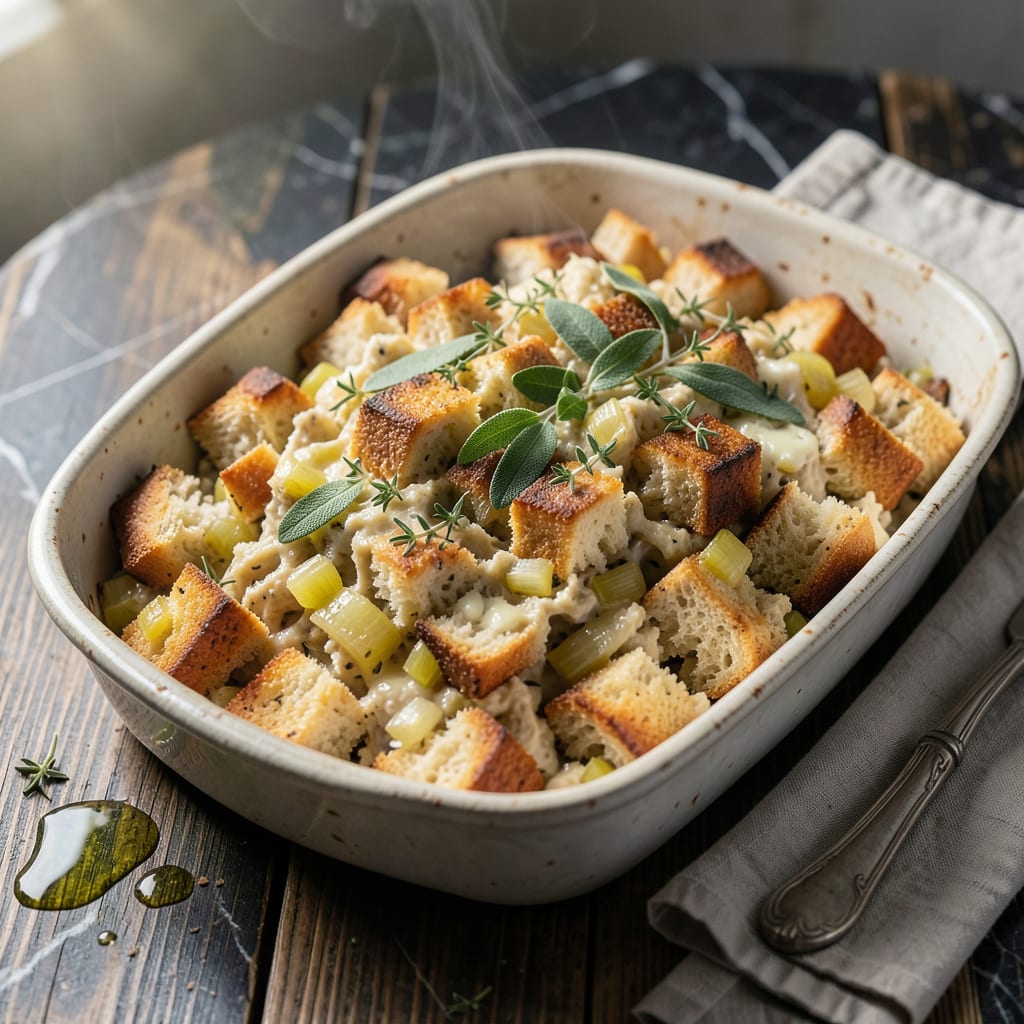 Complete Classic Turkey Stuffing Recipe: Herb Infused Holiday Tradition overview image