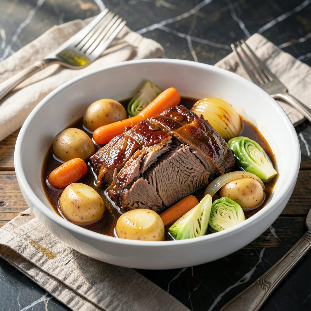 Complete Corned Beef Brisket Crock Pot Recipe: Slow Cooked Irish Tradition overview image