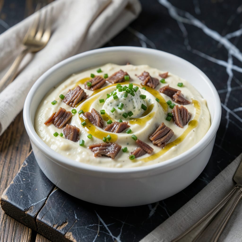 Visual representation of corned beef spread recipe