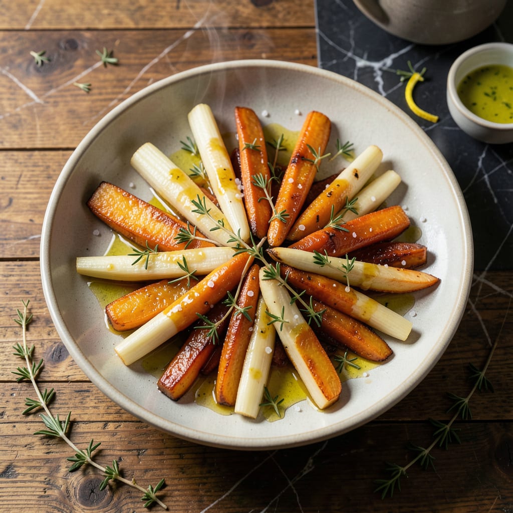 Visual representation of Costco Normandy Vegetables Recipe: Sweet Carrot and Parsnip Medley