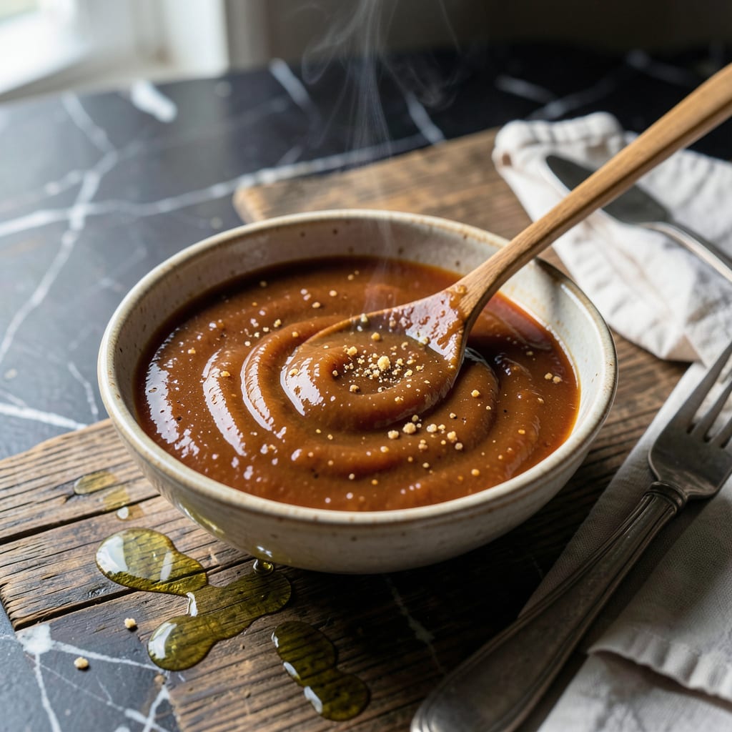 Country Sweet Sauce Recipe: Thick and Glossy Homemade Glaze illustration with key details