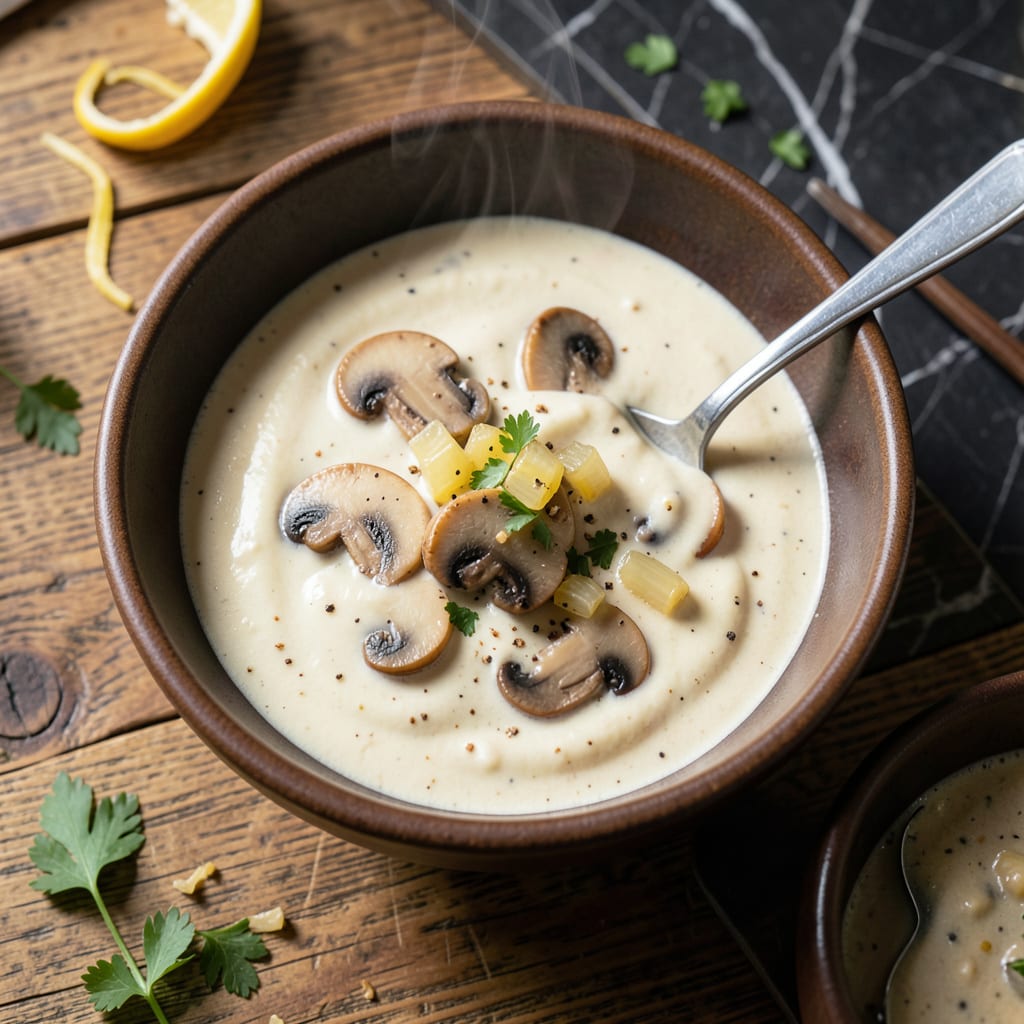 Cream of Mushroom Soup Gravy Recipe: Rich Umami Base for Hearty Dishes illustration with key details