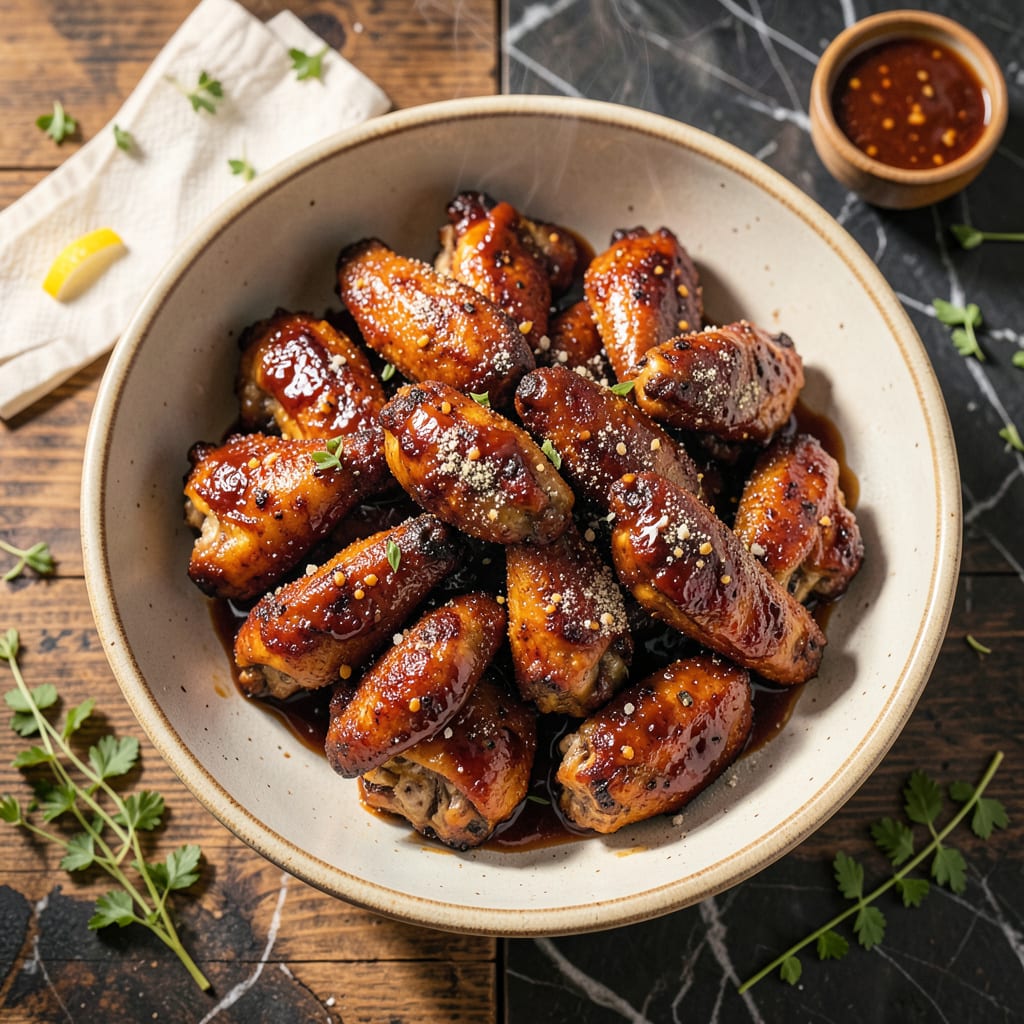 Complete Crispy BBQ Chicken Wings Recipe Oven: No Fry Crunch With Smoky Flavor overview image