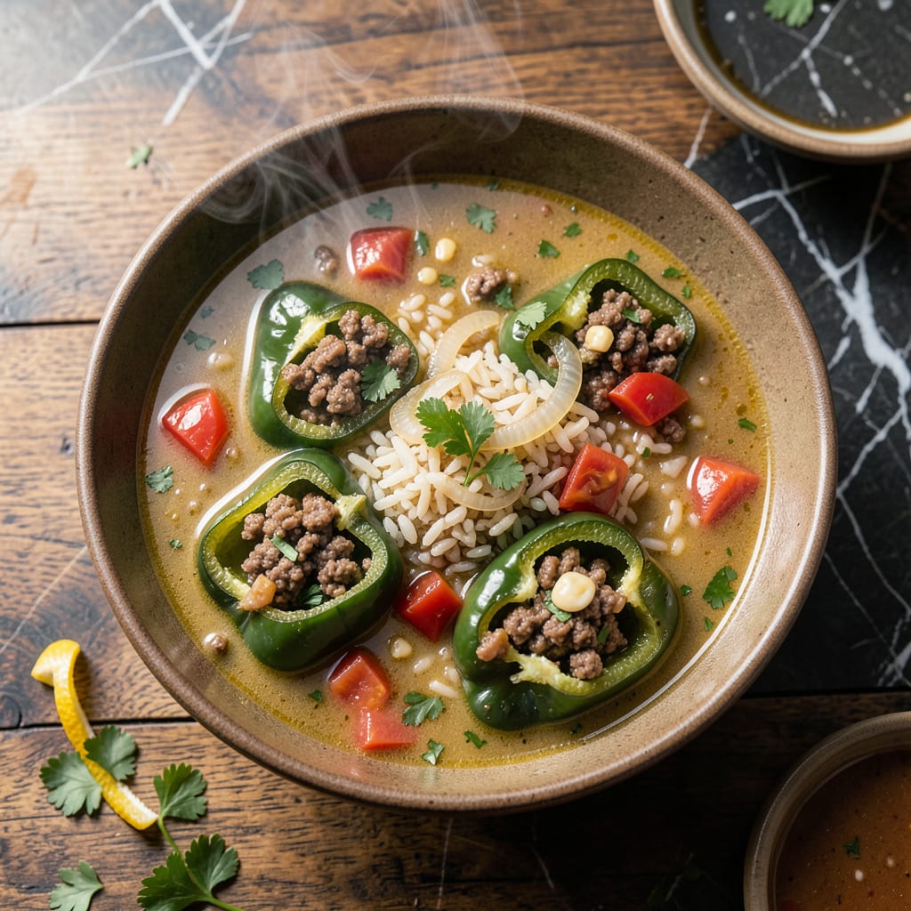 Culver’s Stuffed Green Pepper Soup Recipe: Midwest-Inspired Hearty Bowl