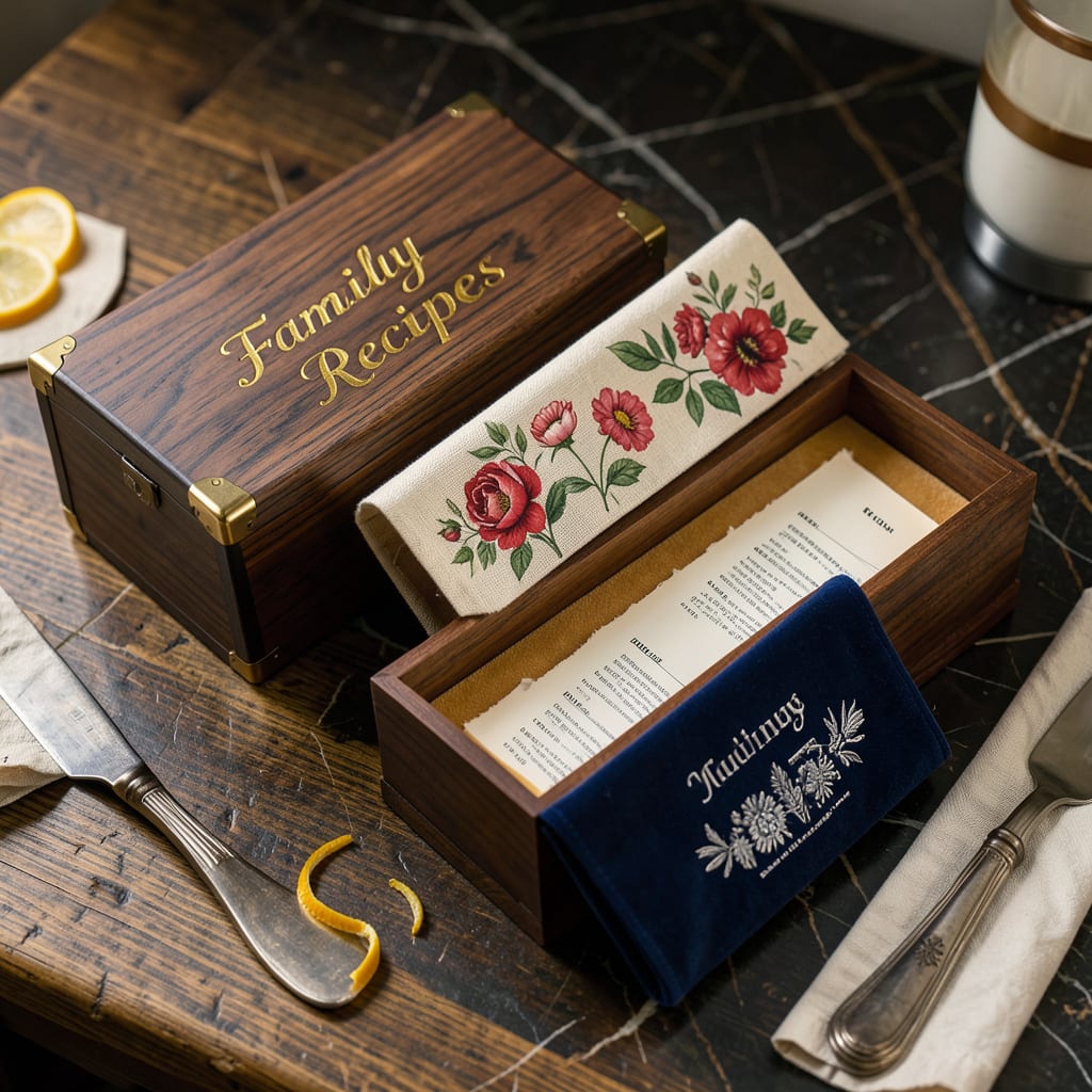 Custom Recipe Boxes: Honest Review of the Best Options in 2024 illustration with key details
