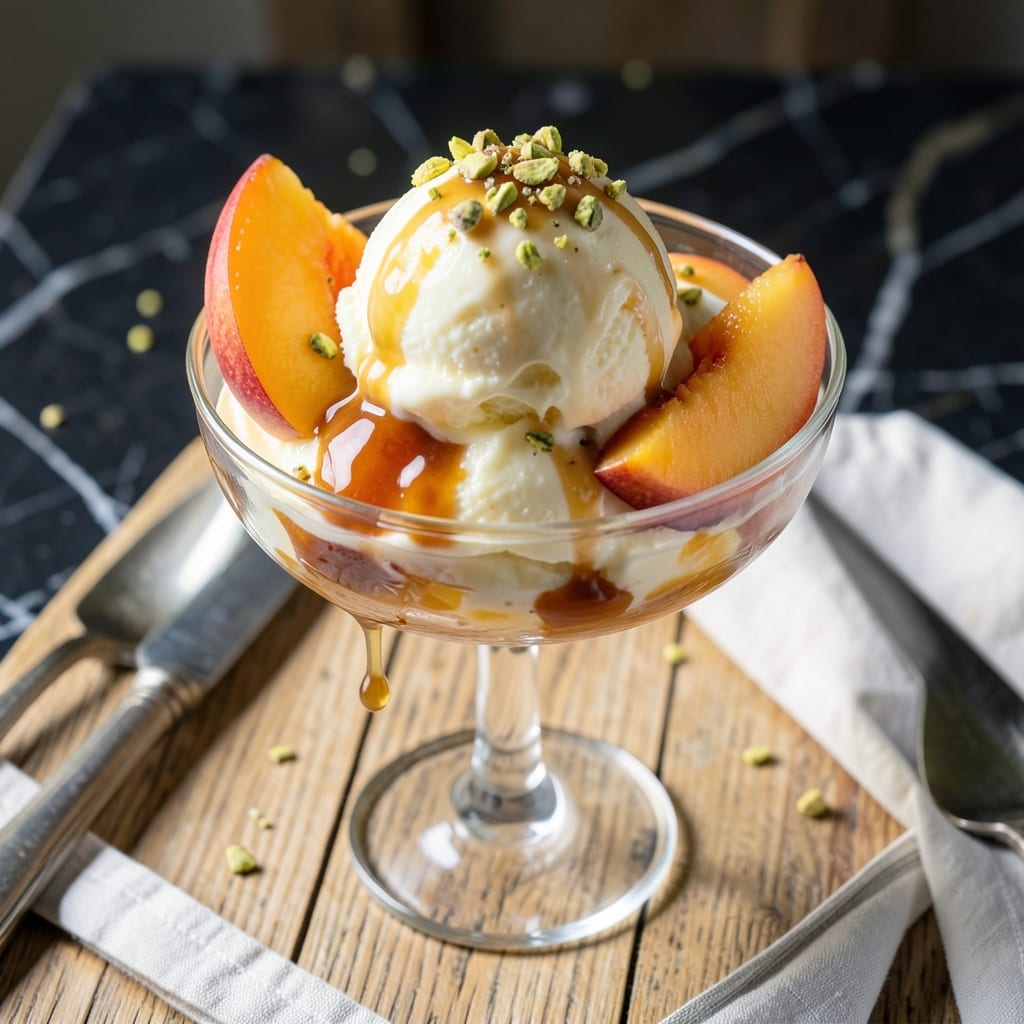 Peach Ice Cream Recipe Vitamix: Ultra Creamy Blended Perfection